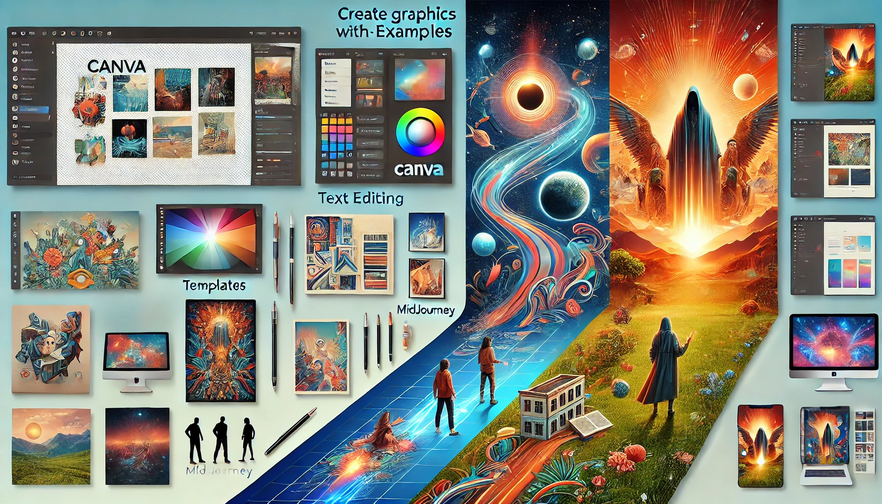 ליצור גרפיקה עם Canva ו-Midjourney, דוגמואת