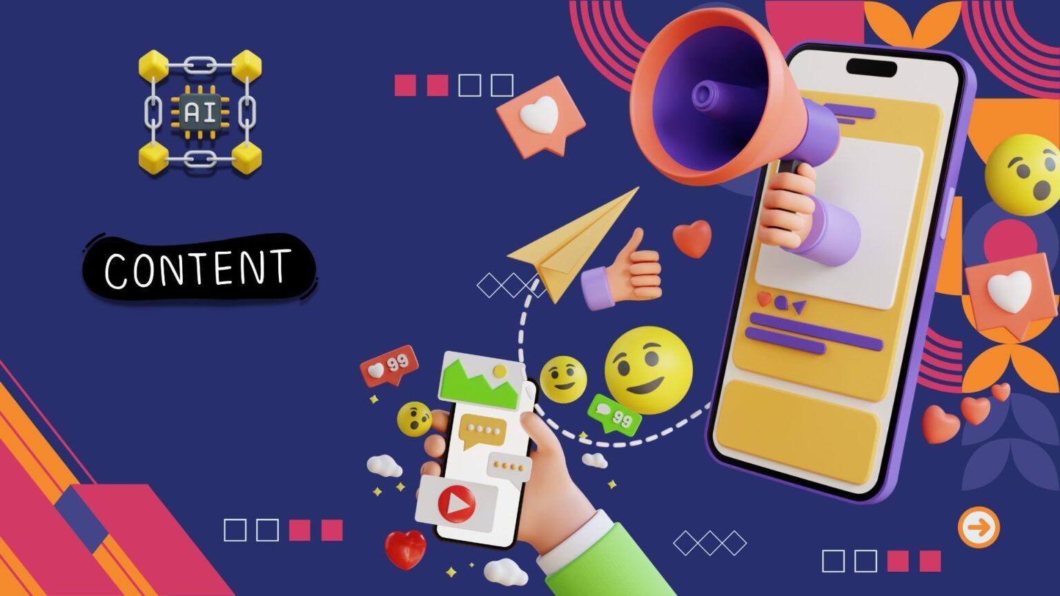 AI לניהול תוכן ברשתות חברתיות